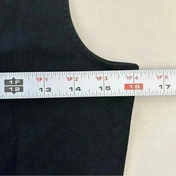 Lauren Ralph Lauren Dress  Black Sleeveless Lace Up V Neck Tunic Size Small - Picture 11 of 16